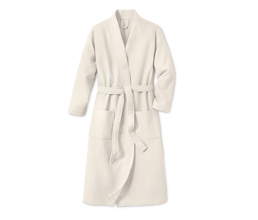 Krem rengi kadın bornozu