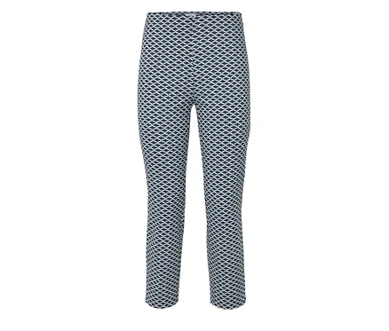 Baskılı 7/8 streç pantolon.