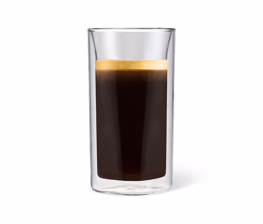 Latte Macchiato bardağında kahve.