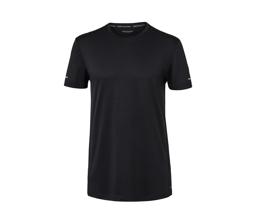 Siyah fonksiyonel tişört