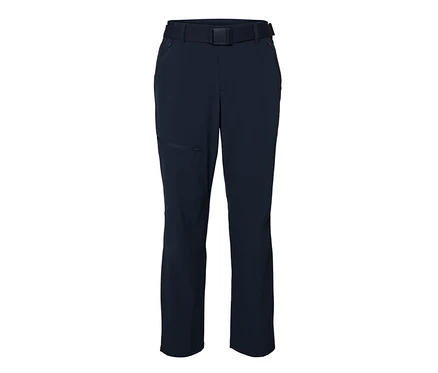 Kemerli, koyu mavi outdoor pantolonu