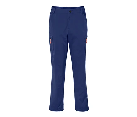 Lacivert, kendi cebine toplanabilir outdoor pantolon.