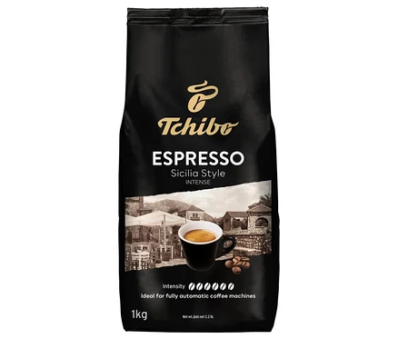 Bir paket 1 kg Espresso Sicilia Style Çekirdek Kahve 1000 g.