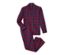 Flanel Pijama Takımı, Mavi-Bordo - Lacivert ve bordo