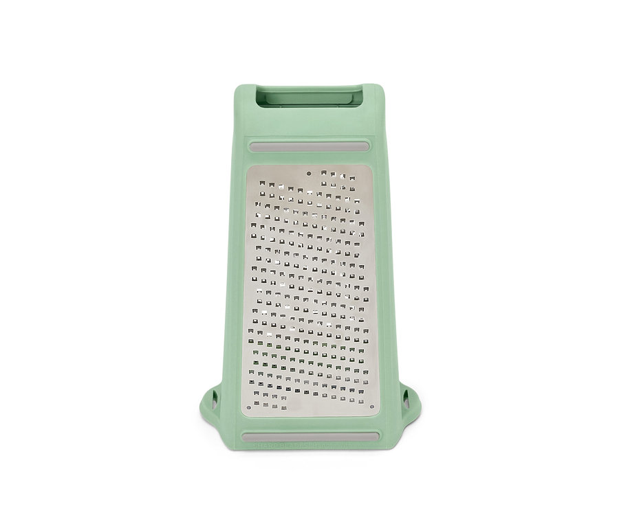 Beyaz bir arka plan üzerinde yeşil, Toplama Kaplı 2 Taraflı Rende.