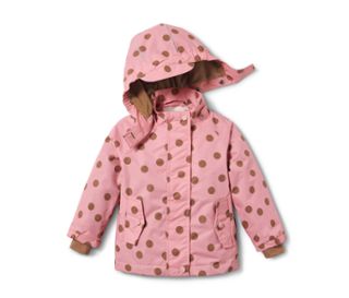 Kahverengi puantiyeli pembe