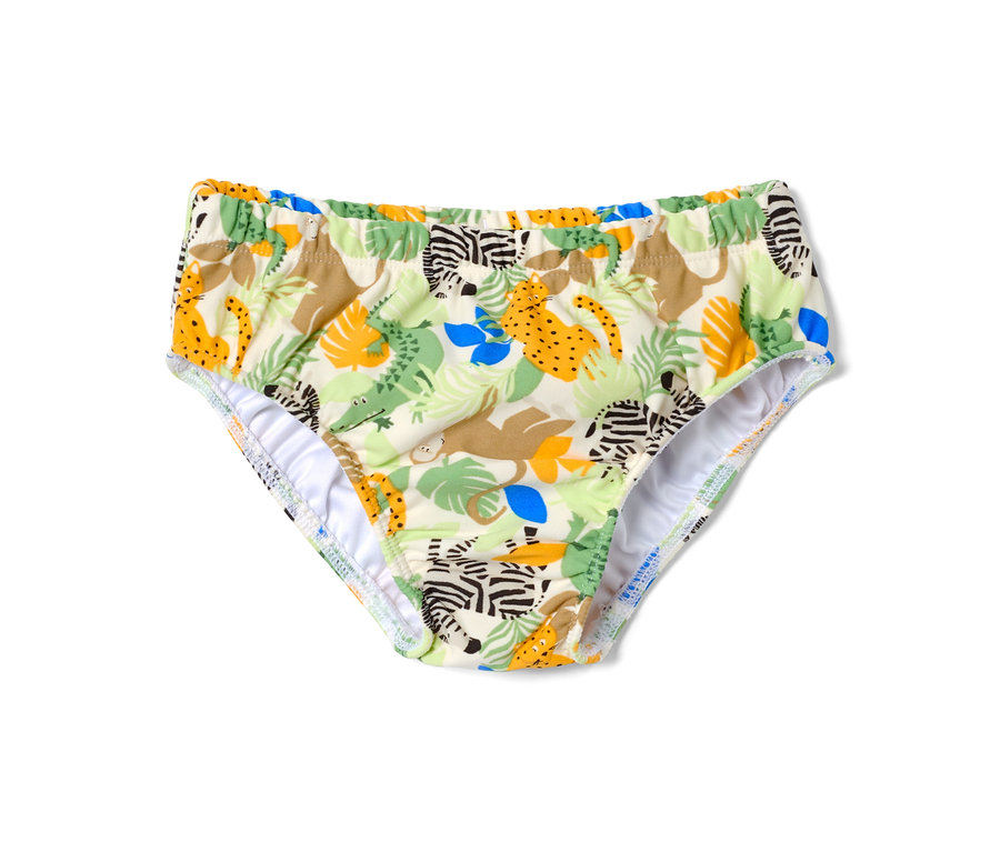 Hayvan desenli bebek külot mayo.