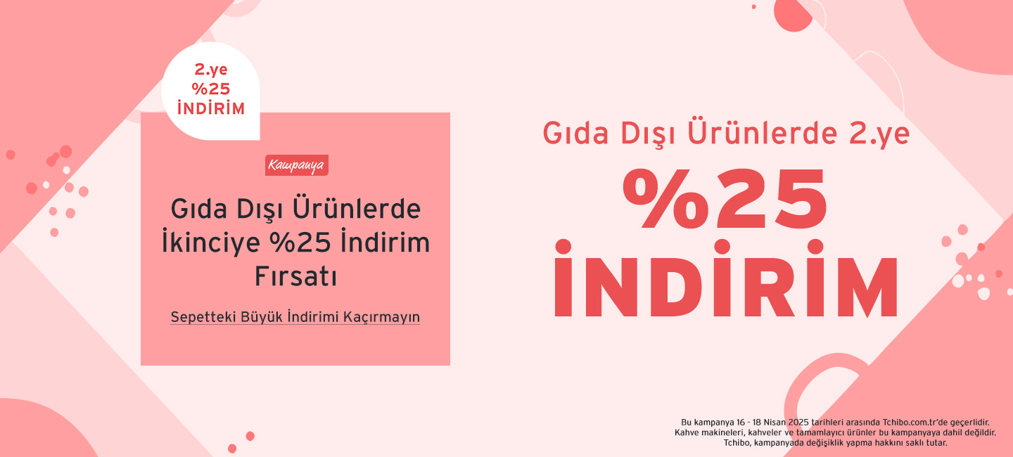 Gıda Dışı ürünlerde 2.'ye %25 İndirim