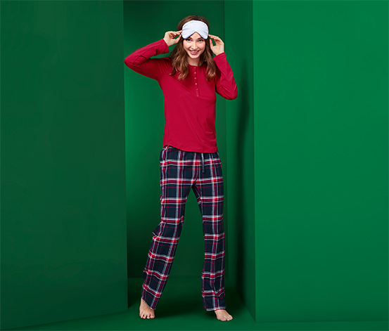 Kırmızı Flanel Pijama