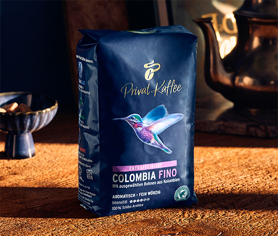 Private Kaffee Colombia Fino Çekirdek Kahve 500g (Kafeinsiz)