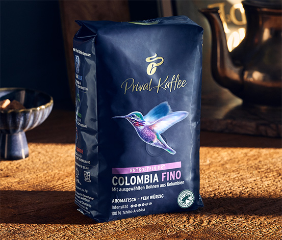 Private Kaffee Colombia Fino Çekirdek Kahve 500g (Kafeinsiz)