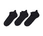 3 Çift Üniseks Profesyonel Koşu Çorabı, Siyah