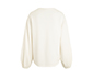 Kırık Beyaz Nakışlı Sweatshirt