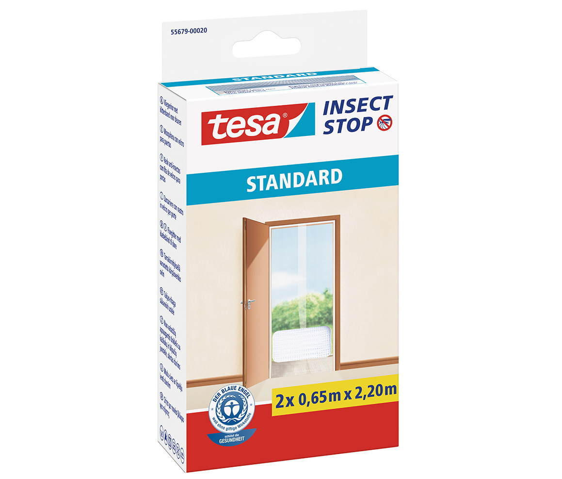 tesa® Sineklik Standart Çırt Bantlı, Kapı için, 2 x 0.65m