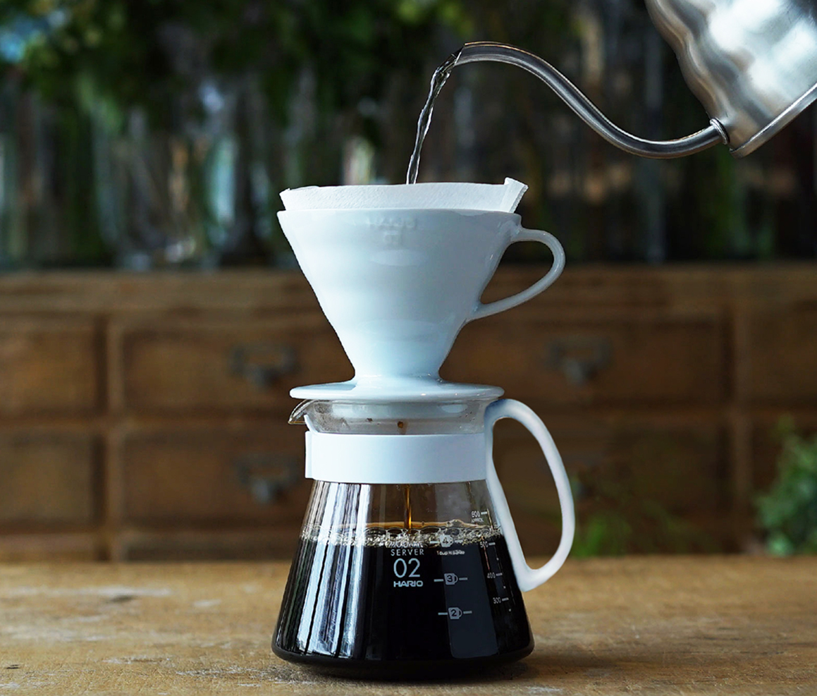 Hario V60 Beyaz Seramik Kahve Demleme Seti 512644