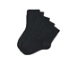 5 Çift Organik Pamuklu Çorap, Siyah