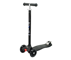 Scooter, Maxi Micro with T-bar Siyah