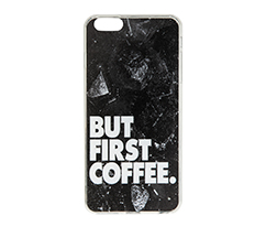 But First Coffee IPhone 6 Plus Silikon Telefon Kılıfı