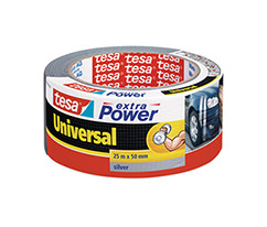 tesa® Extra Power Universal Duct Bant, Gaffer Bant, 25m:50mm, Gri