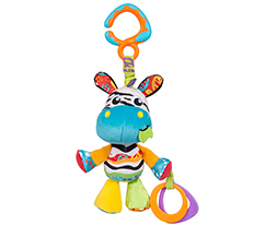 Playgro Munchimal Peluş Aktivite Oyuncağı - Zebra