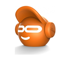 Turuncu iDance Beat Dude Mini Bluetooth Hoparlör