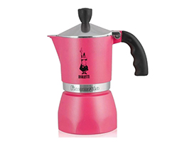 Bialetti Moka Pot 3 Cup Pembe