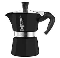 Bialetti Moka Pot 3 Cup Ekspress, Siyah