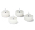 4 Adet LED Tealight Mum, Beyaz