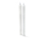 2 Adet LED'li Gerçek Uzun Mum, Sedef-Beyaz