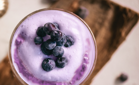Kremalı Blueberry Smoothie