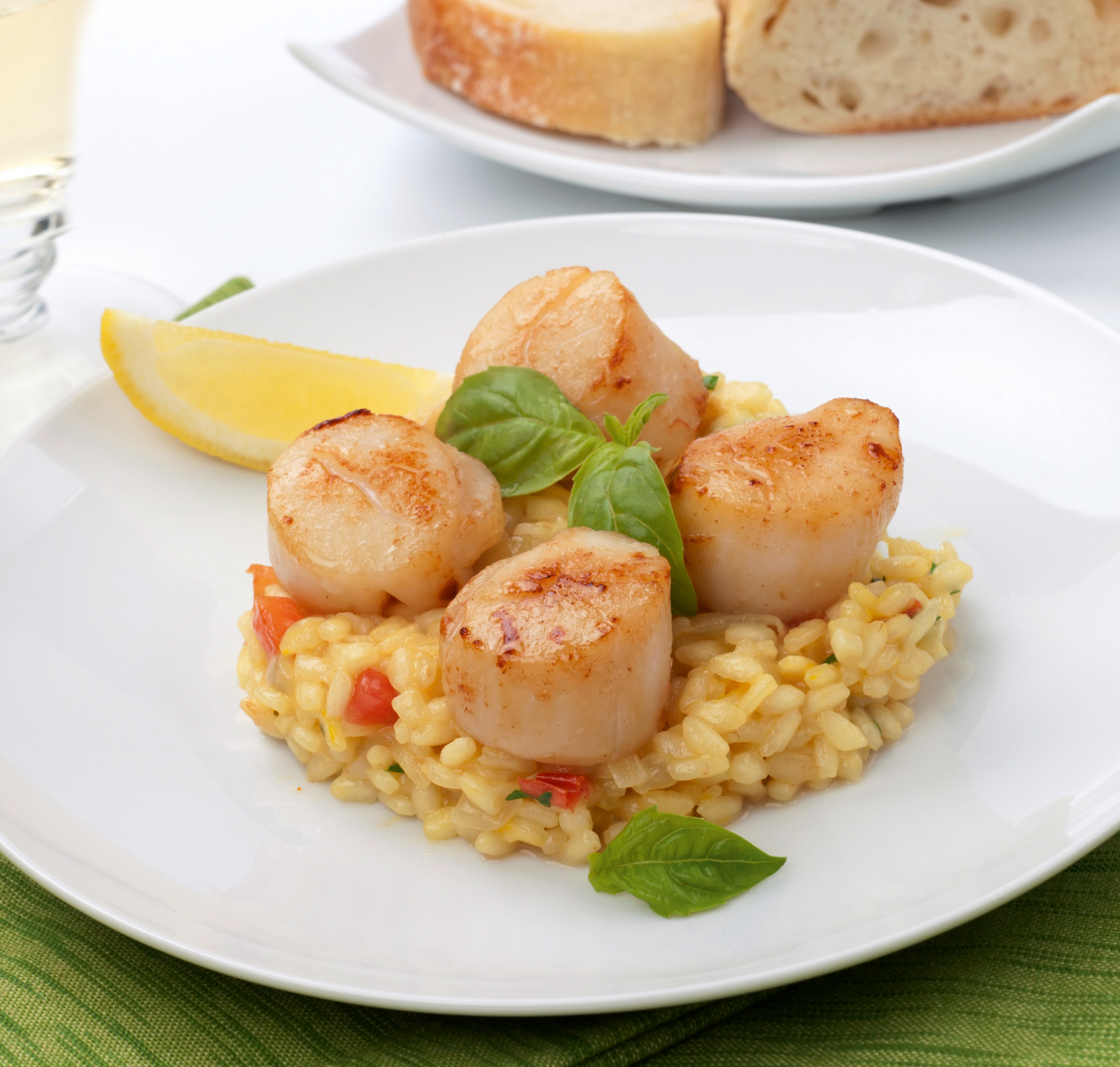Başlangıç: Kahveli Deniz Taraklı Risotto