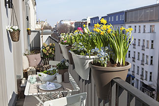 Çekici bir balkon için başka ne önemli olabilir?